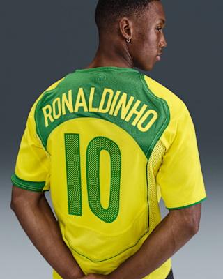 Ronaldinho Brazil 2004 Total 90 Reissue Men's Nike Soccer Replica